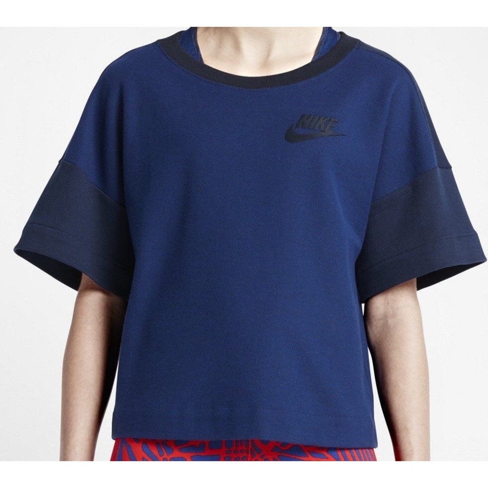 nike rally plus crew neck sport casual shirt - Picture 2 of 8